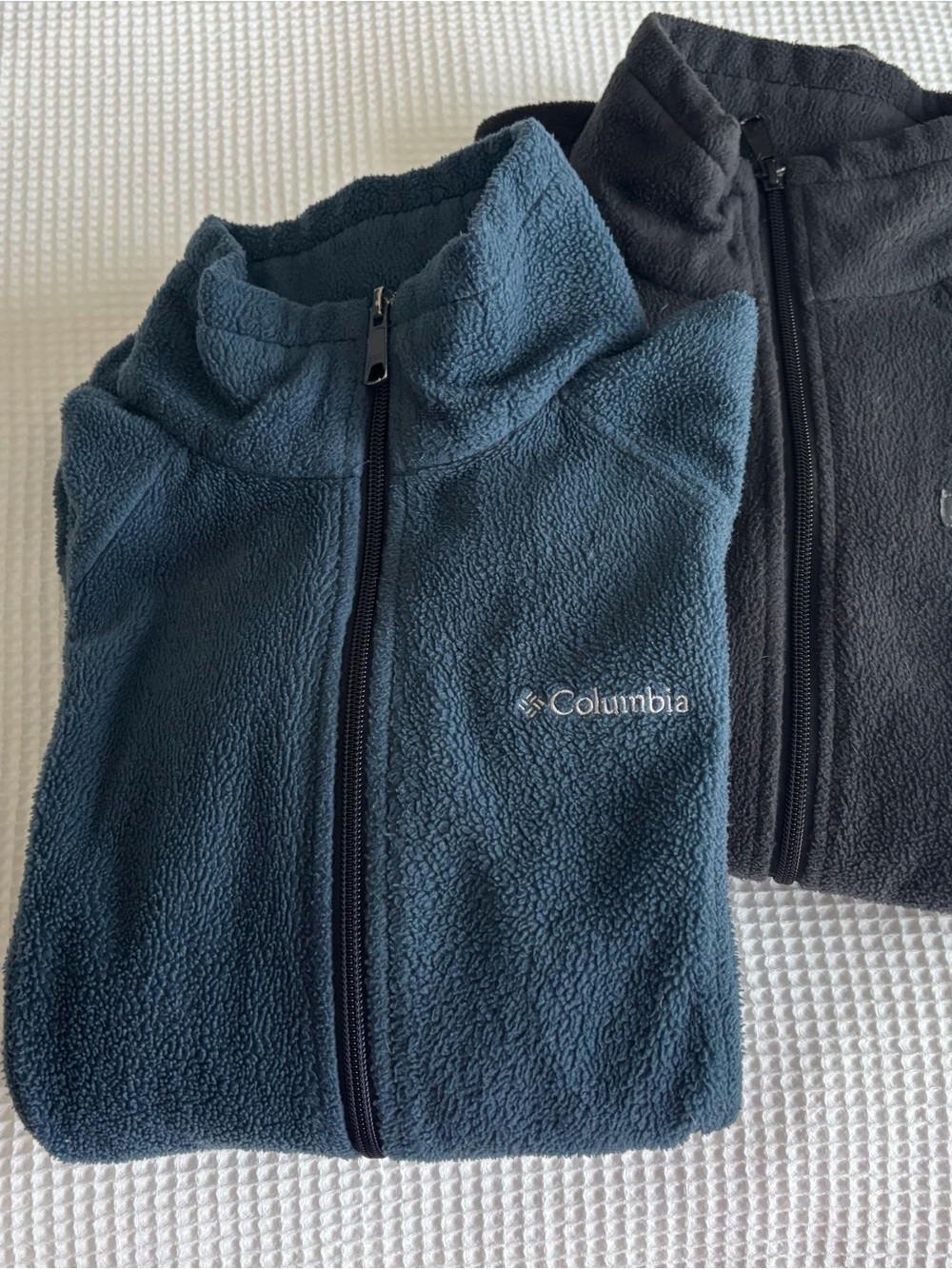 Columbia Blue Full-Zip Fleece Jacket